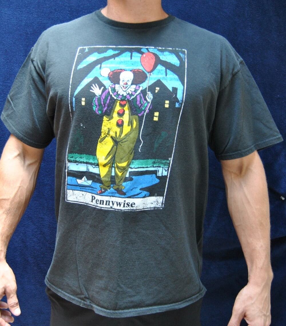 IT (Pennwise) Black Short Sleeve Shirt X-Large